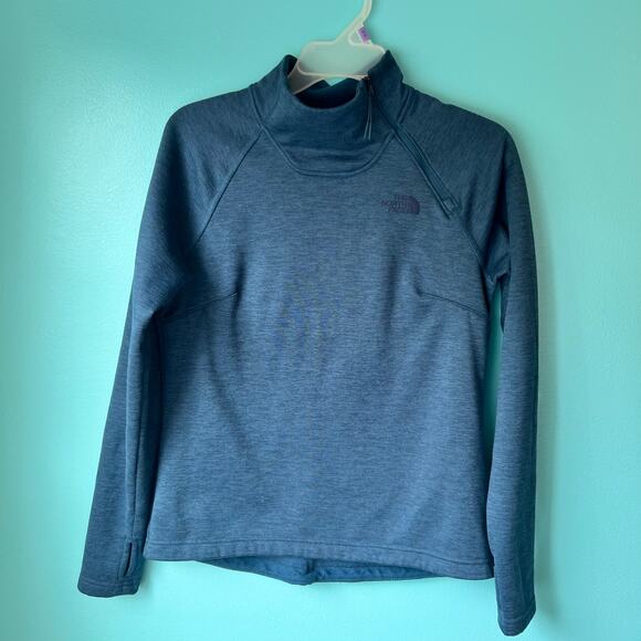 The North Face Canyonlands 1/4 Zip Long Sleeve Top Women's Small Blue - Picture 1 of 5
